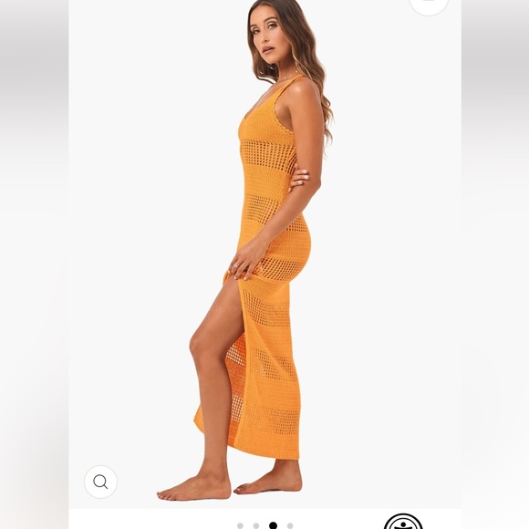 L Space Crochet Dress Cover up - Picture 3 of 5